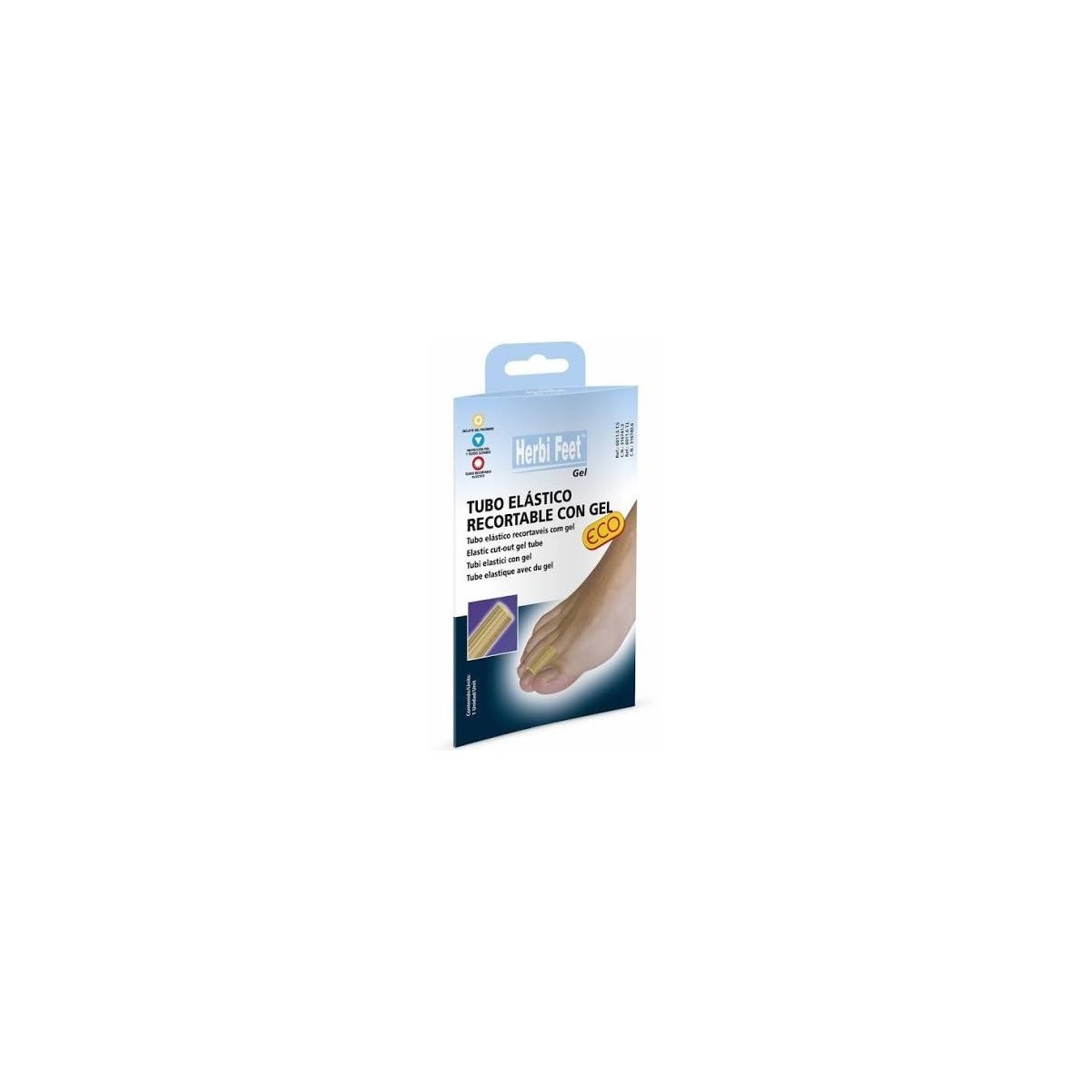 herbi feet tubo elastico recortable con gel talla l
