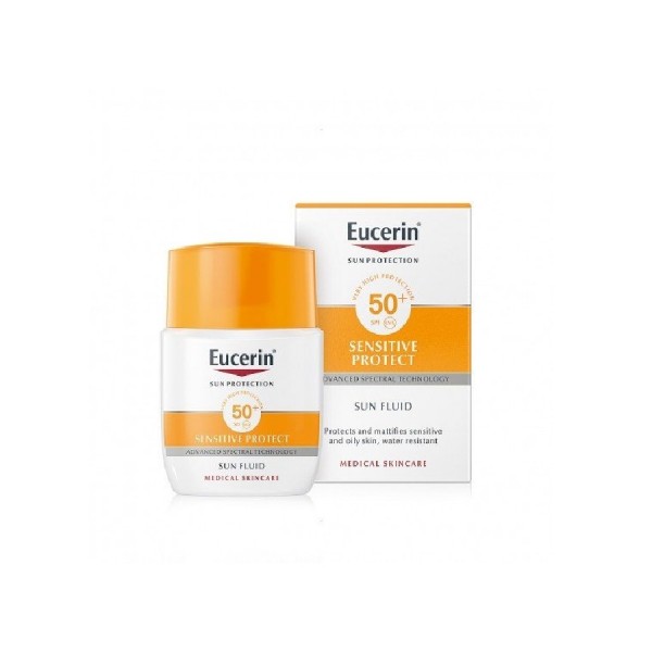 eucerin sun fluido matificante spf50 50ml