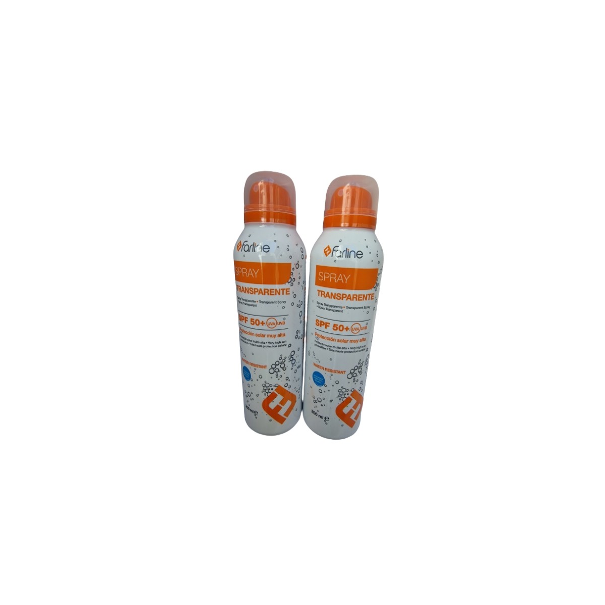 Farline Neceser Duplo Spray Transparente Spf 50...