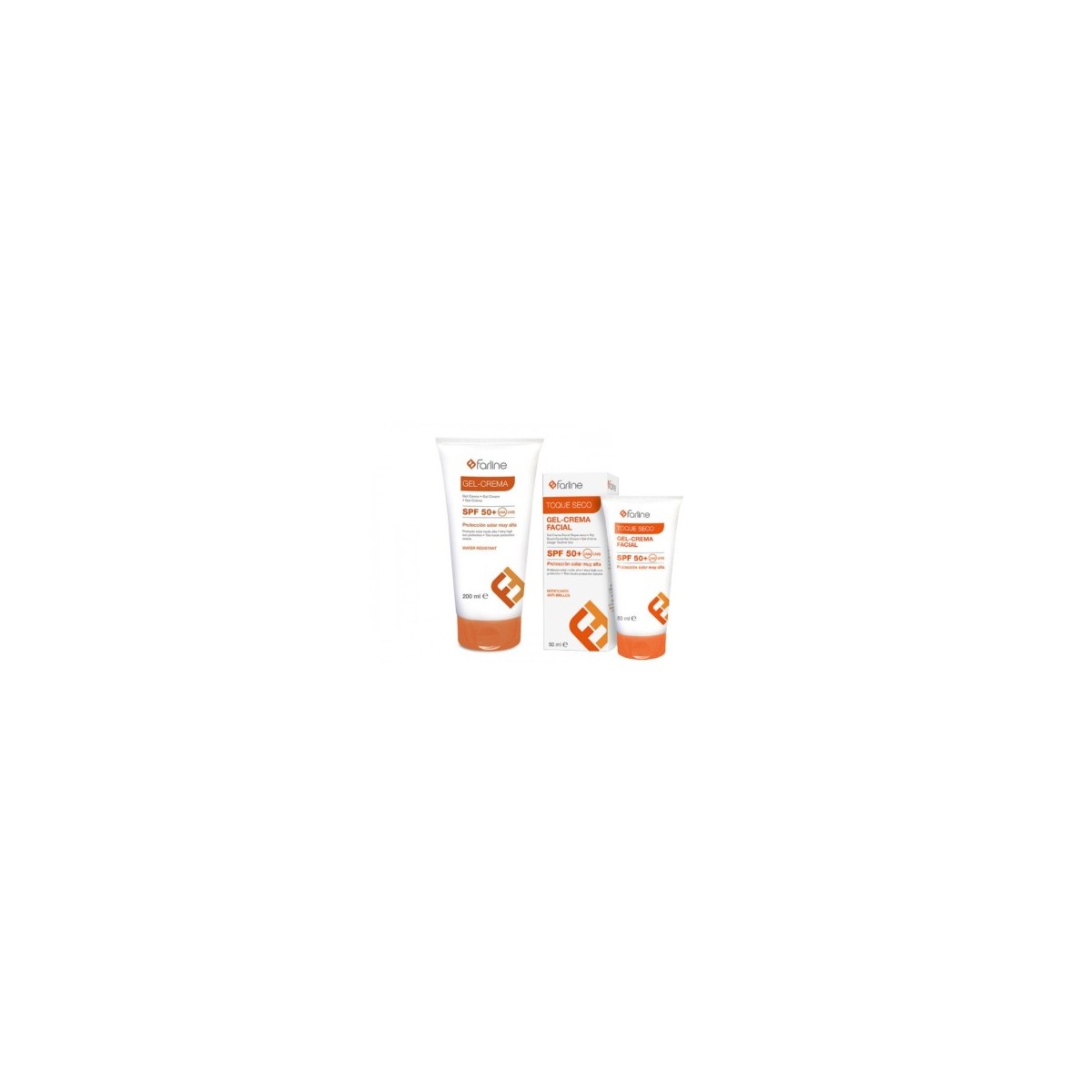 Farline Neceser Toque Seco+Gel Crema SPF 50