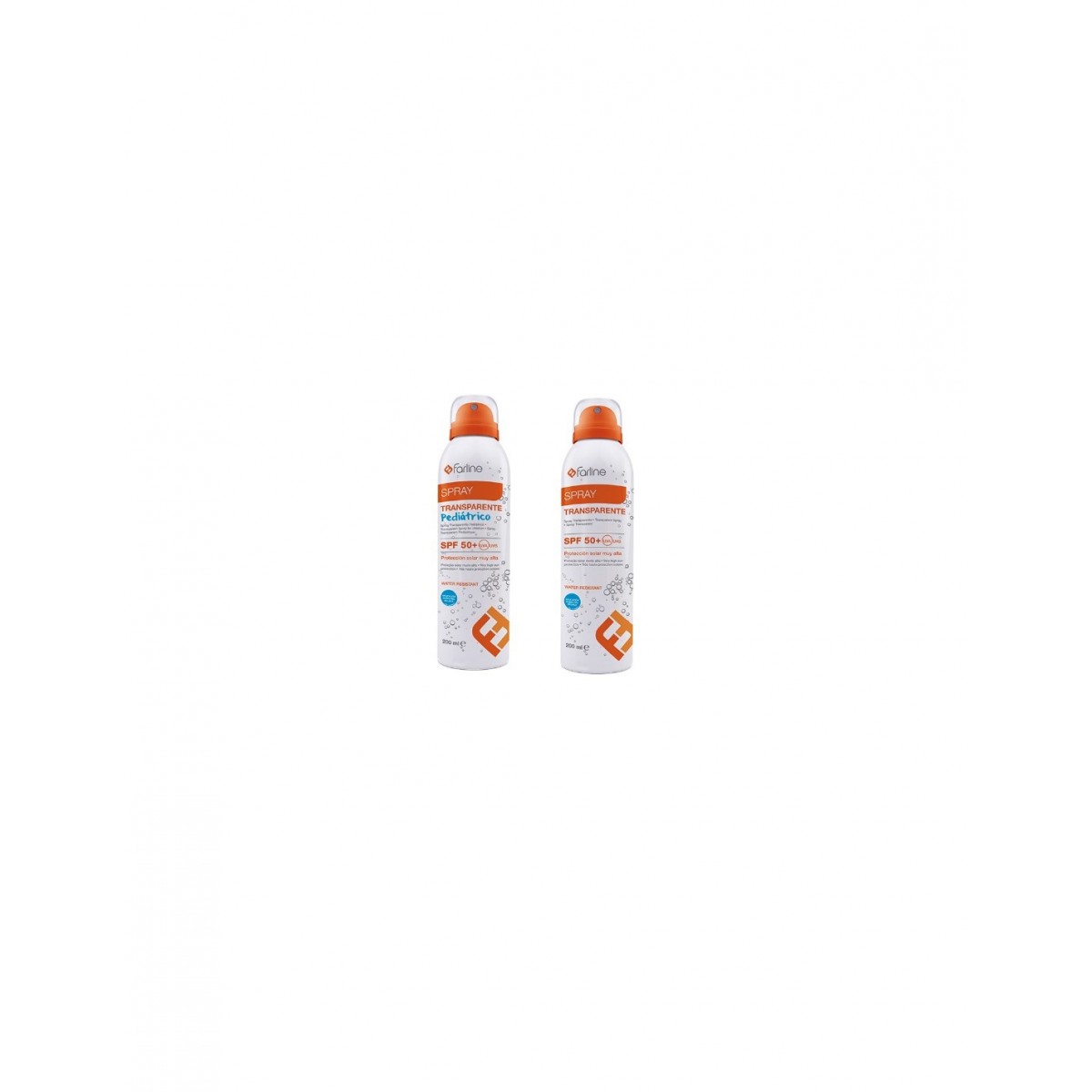 Farline Spray Transparente Pediatrico SPF50+  1...