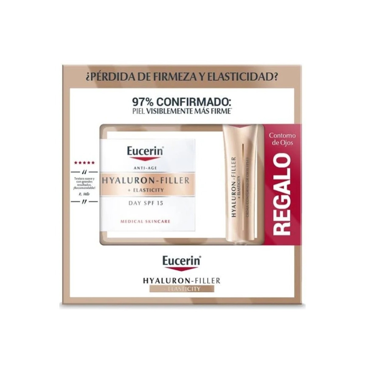 eucerin hyaluron filler elasticity crema dia 50ml contorno ojos
