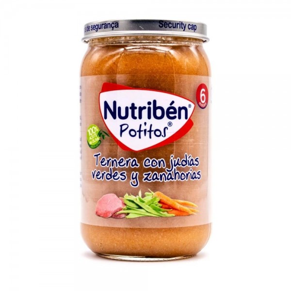 nutriben ternera con judias verdes y zanahorias 235 gr