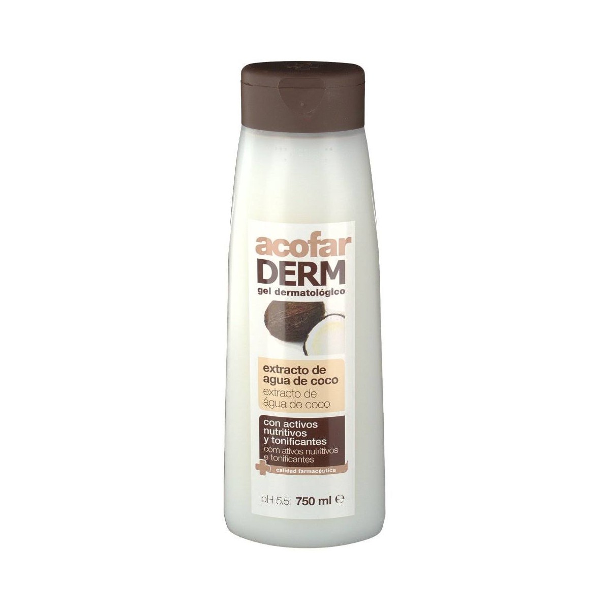 acofarderm gel extracto coco 750 ml